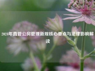 2024年直管公房管理新规核心要点与法律影响解读
